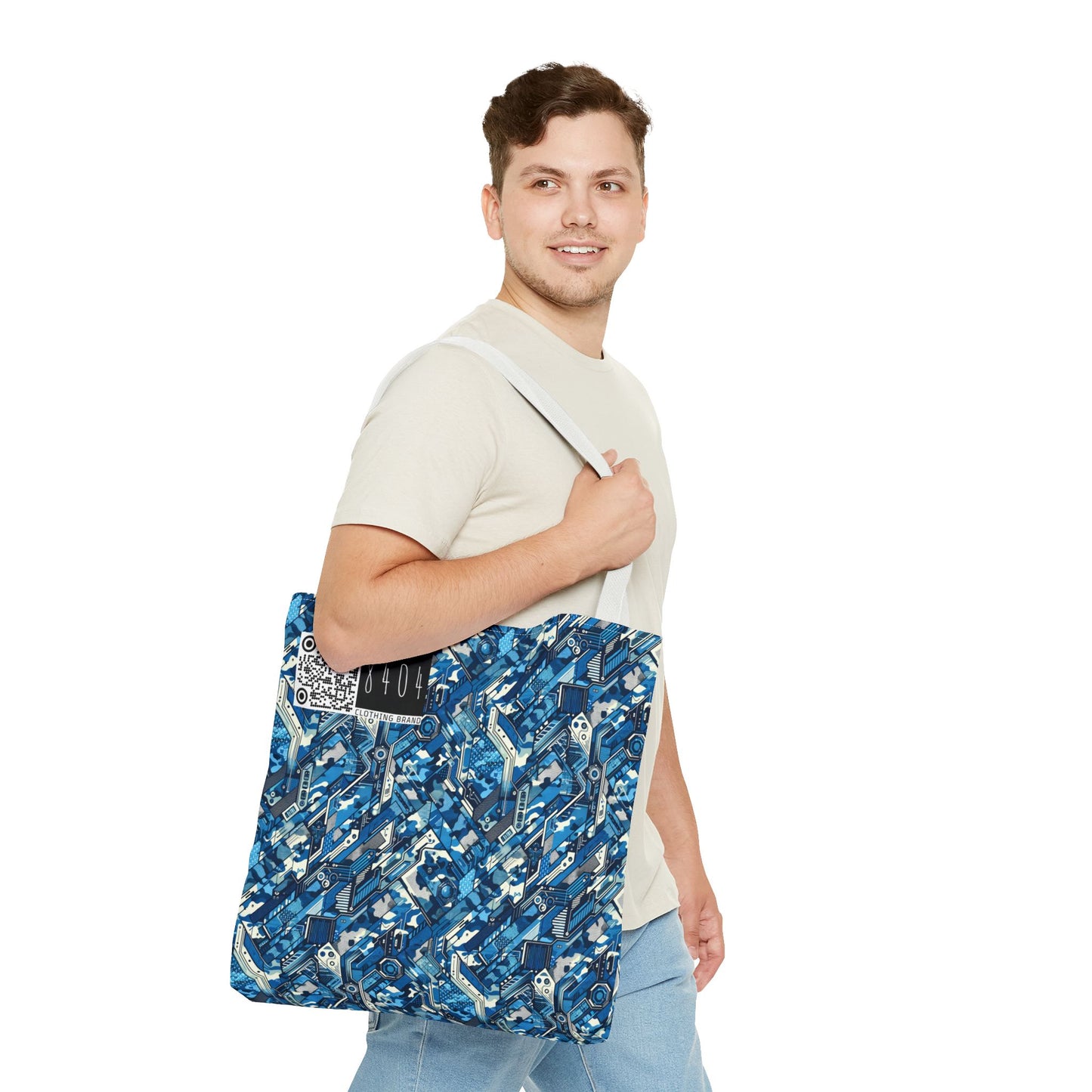 Tech Urban Camo Tech-Forward Streetwear With a Futuristic Military Edge Tote Bag - 8404 Design-39