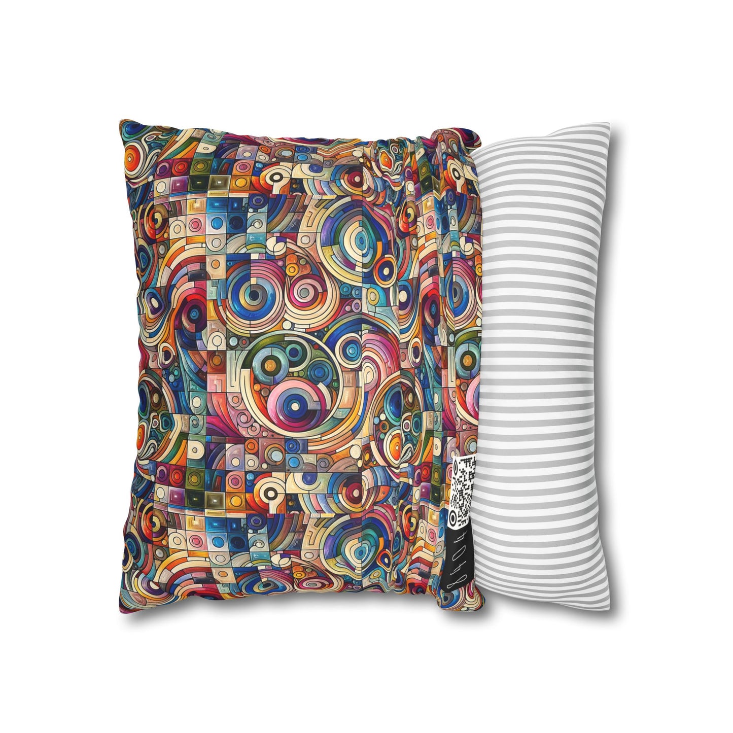 Digital Artistic Expression Artistic Streetwear Faux Suede Square Pillowcase - 8404 Design-49