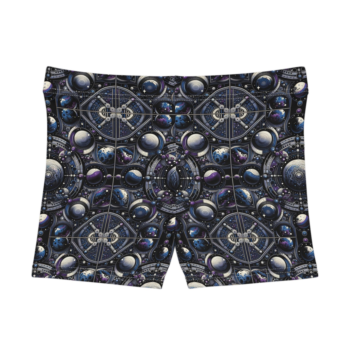 Tech Astronaut Tech-Forward Streetwear Meets Space Exploration Women's Shorts - 8404 Design-46