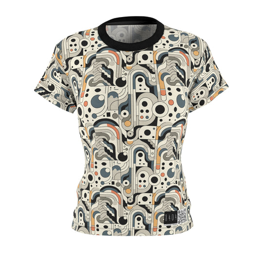 Modern Minimalism Minimalist Tech Women's Cut & Sew Tee - 8404 Design-60