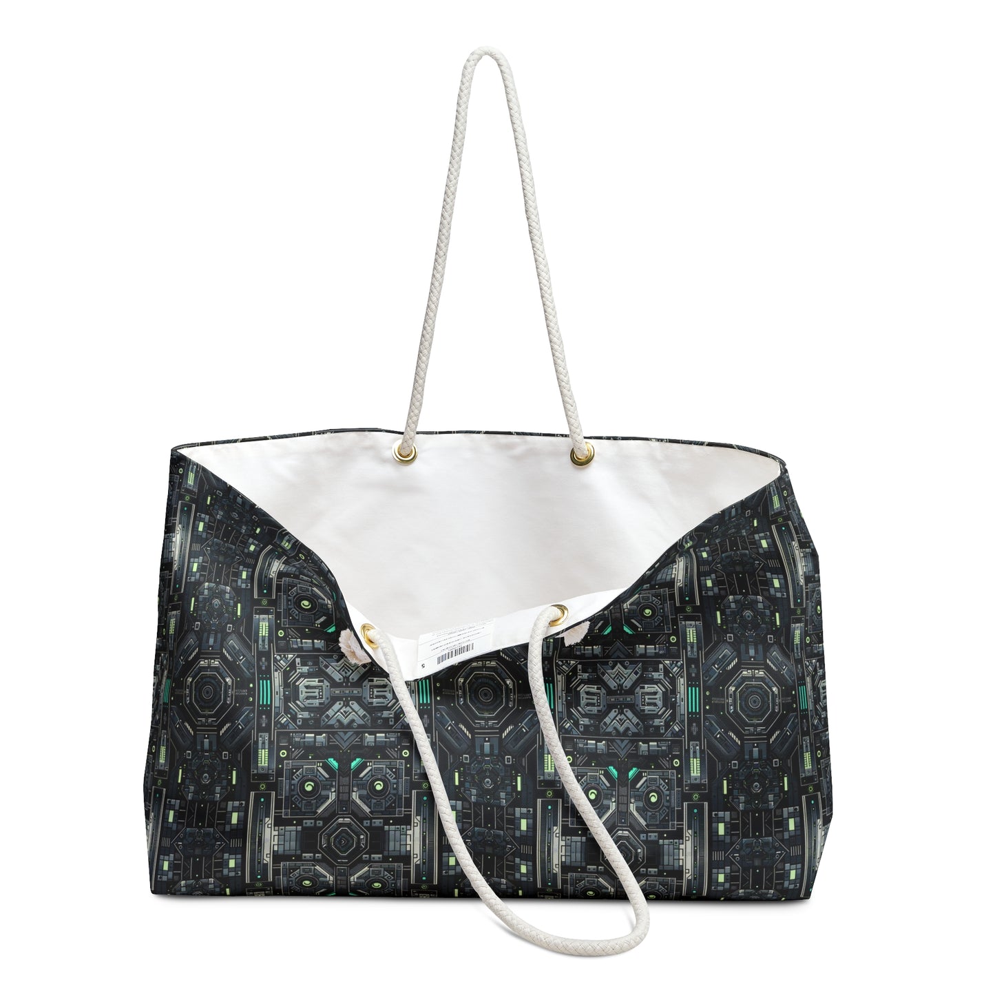 Tech Noir Tech-Forward Minimalism Weekender Bag - 8404 Design-52