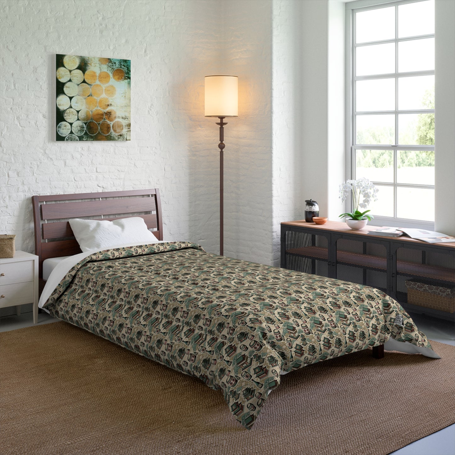 Cultural Artisanal Fusion Contemporary Cultural Elegance Comforter - 8404 Design-68