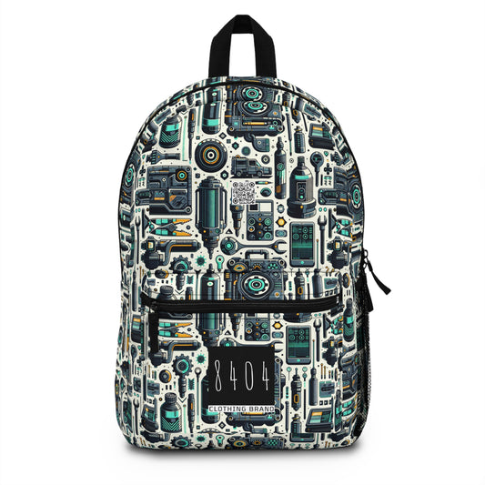 Tech Utility Fusion Modern Tech Streetwear Backpack - 8404 Design-53