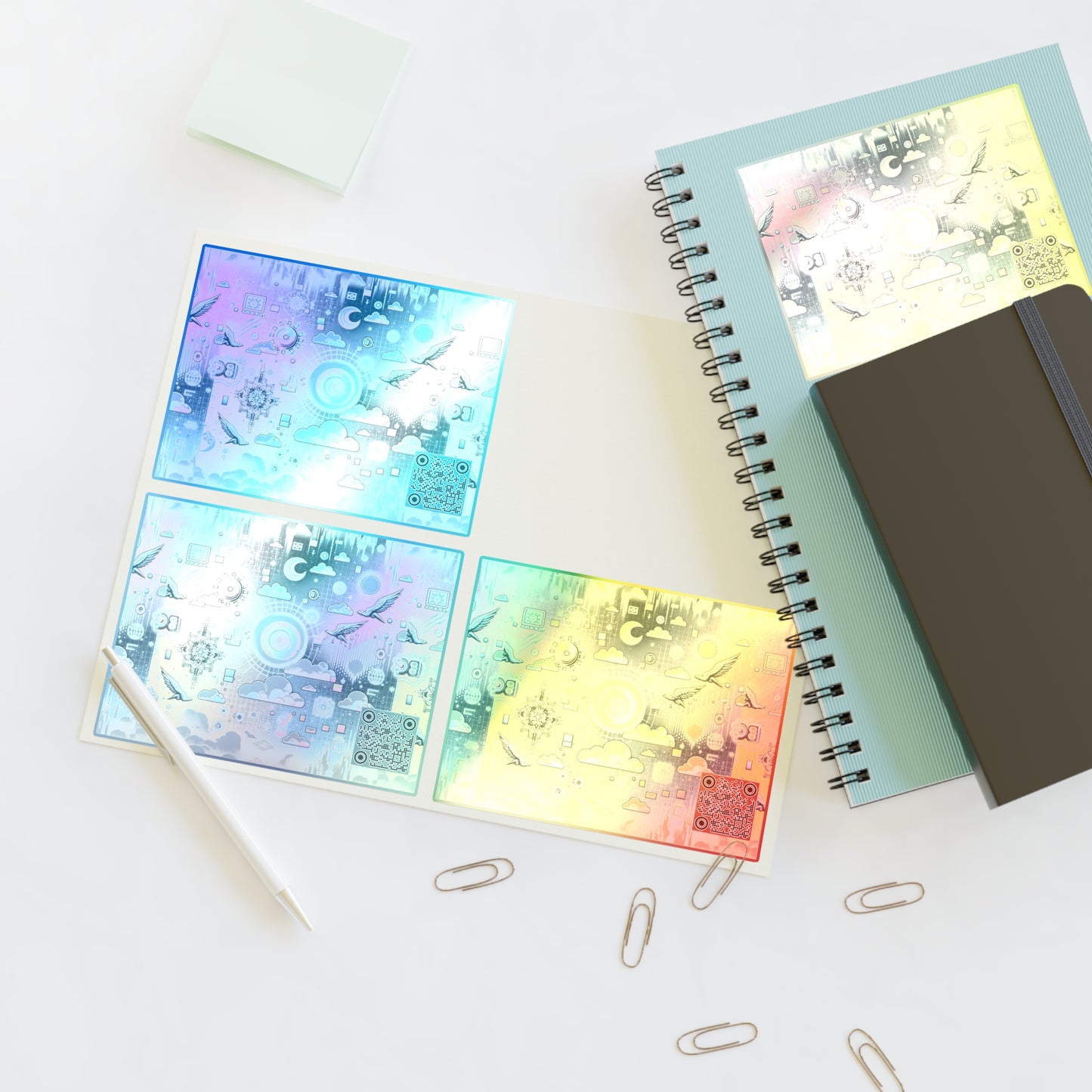 Digital Dreamland Whimsical and Nostalgic Streetwear With a Digital Twist Sticker Sheets - 8404 Design-69