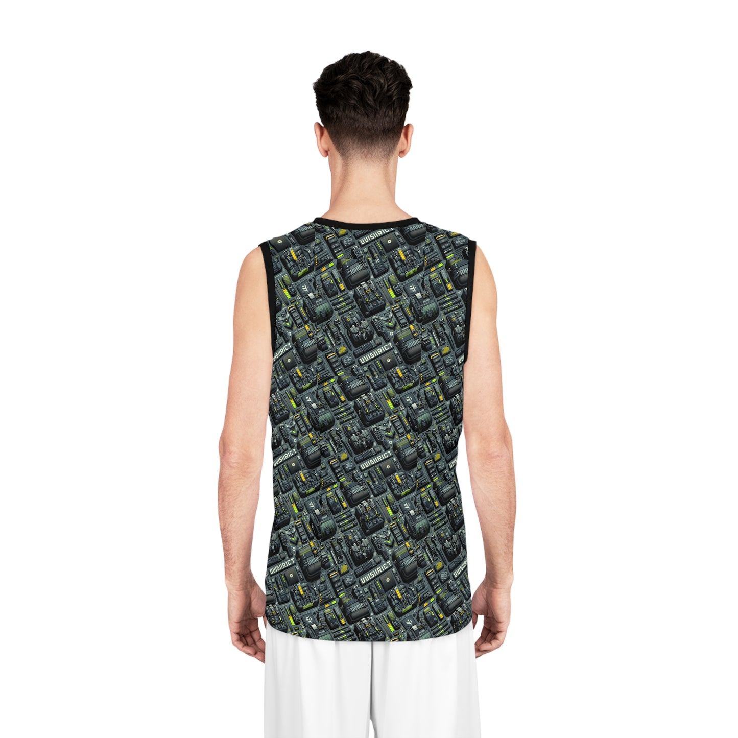 Tech Utility Streetwear Futuristic Tech-Forward Basketball Jersey - 8404 Design-47