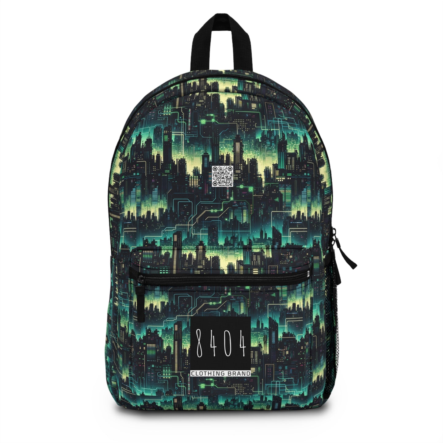 Tech Noir Aesthetics Tech-Forward Urban Dystopia Backpack - 8404 Design-72