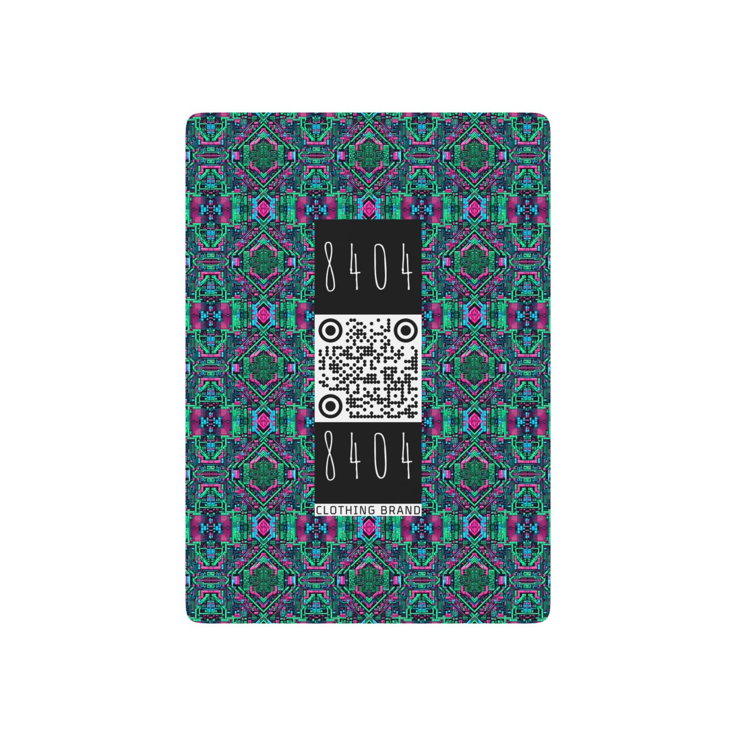 Digital Glitch Vibes Tech-Inspired Streetwear Poker Playing Cards - 8404 Design-71 S