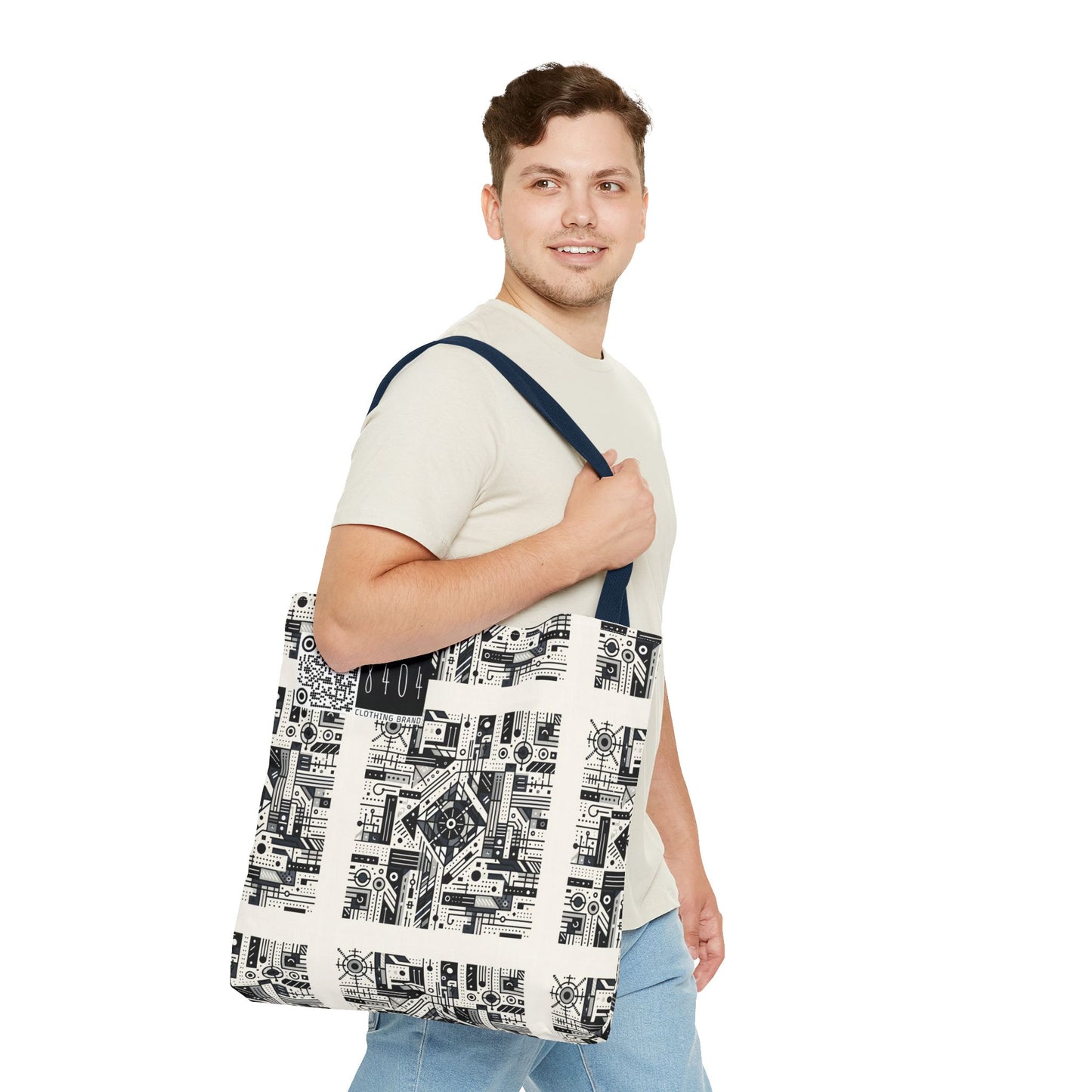 Digital Minimalism Minimalist Tech Tote Bag - 8404 Design-47