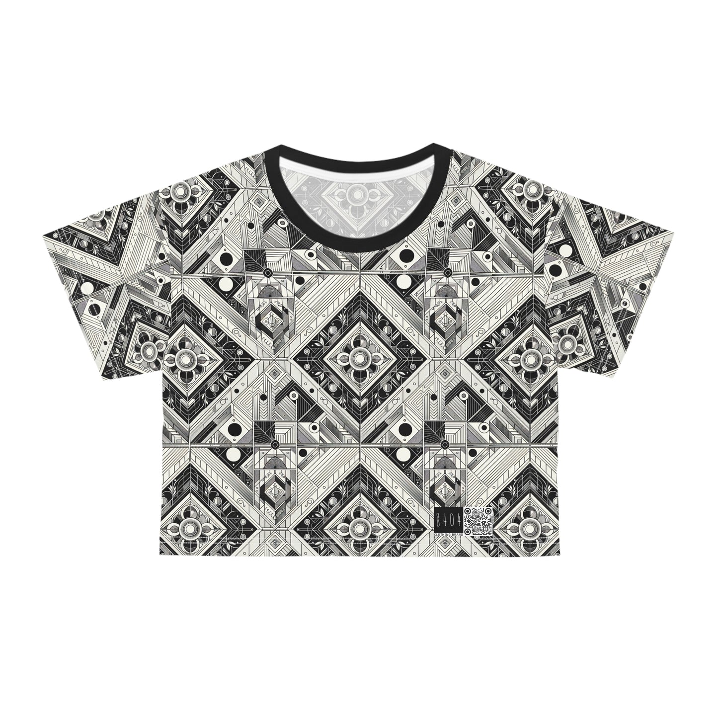 Tech Minimalism Minimalist Tech Crop Tee - 8404 Design-54