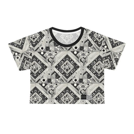 Tech Minimalism Minimalist Tech Crop Tee - 8404 Design-54