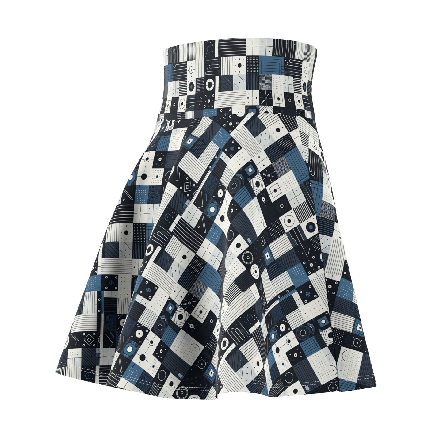 Minimalist Athleisure Minimalist Tech Women's Skater Skirt - 8404 Design-39