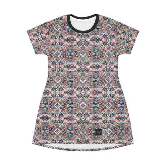 Digital Artisanal Fusion Digital Artisanal T-Shirt Dress - 8404 Design-65