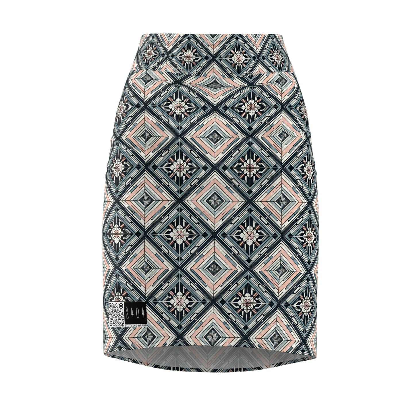 Tech Minimalism Minimalist Tech Women's Pencil Skirt - 8404 Design-60