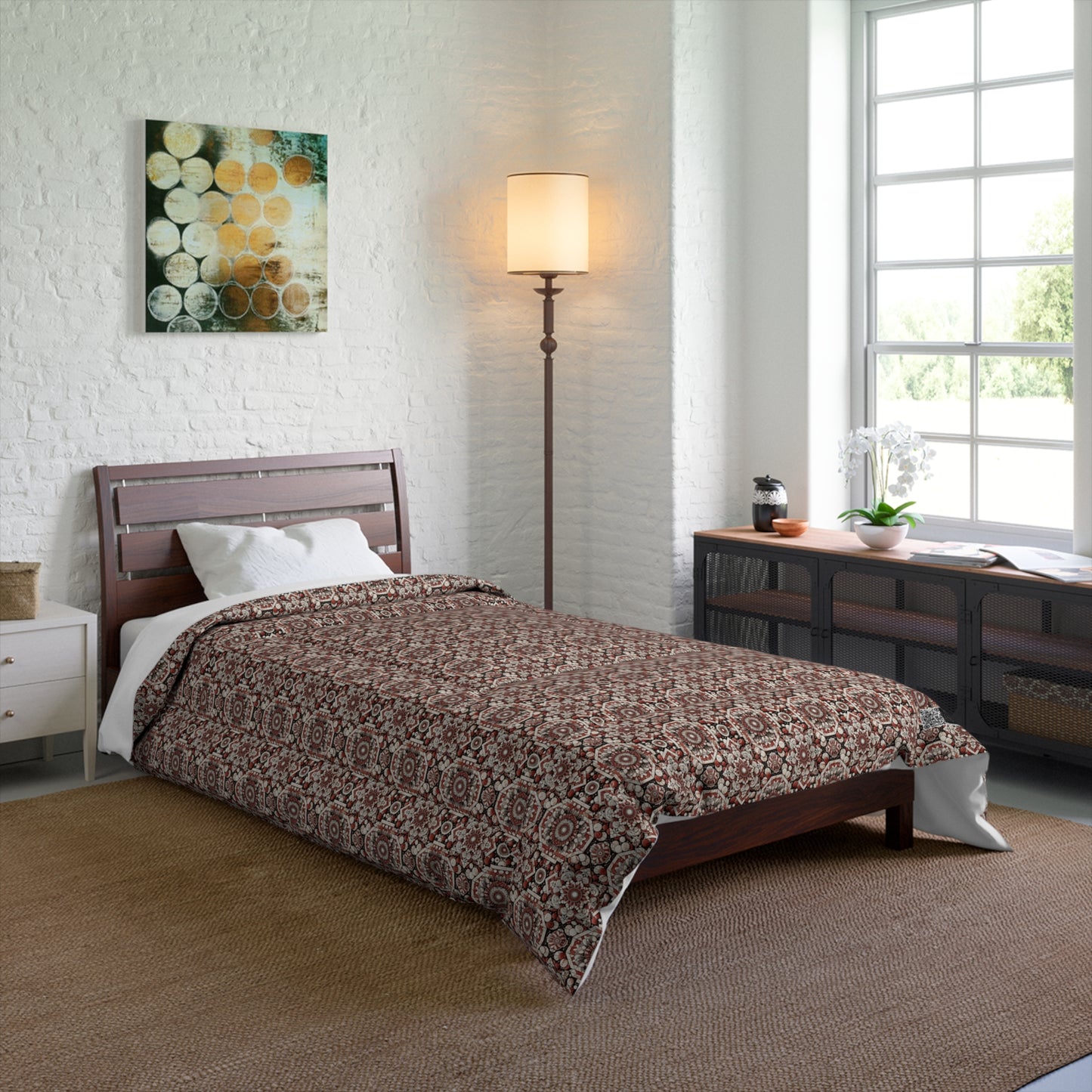 Neo Jomon Sculptural Aesthetics Artisanal Streetwear Comforter - 8404 Design-55