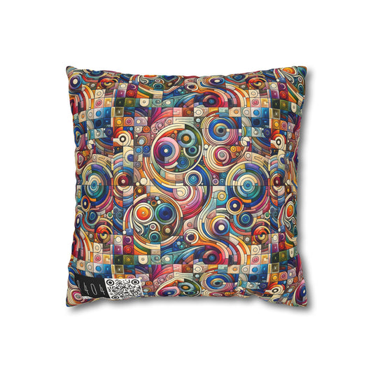 Digital Artistic Expression Artistic Streetwear Faux Suede Square Pillowcase - 8404 Design-49