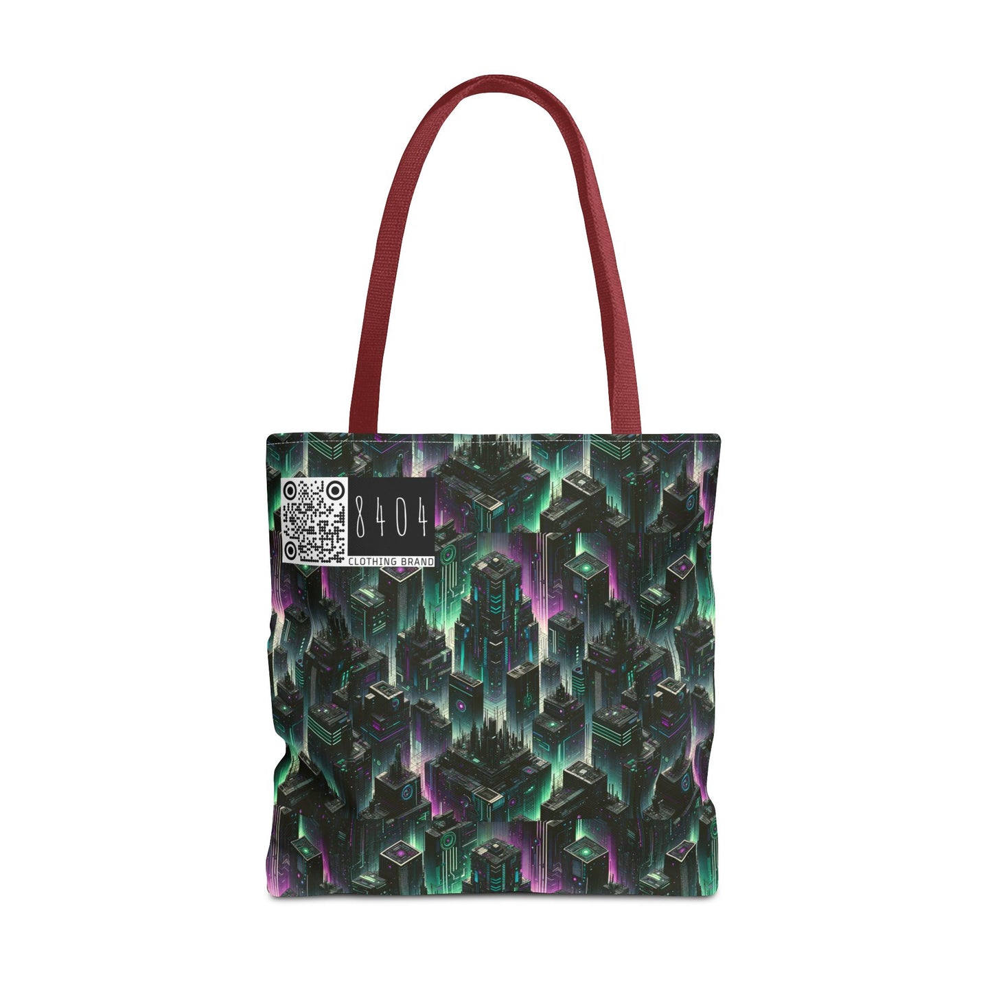 Tech Noir Aesthetics Tech-Forward Urban Dystopia Tote Bag - 8404 Design-44