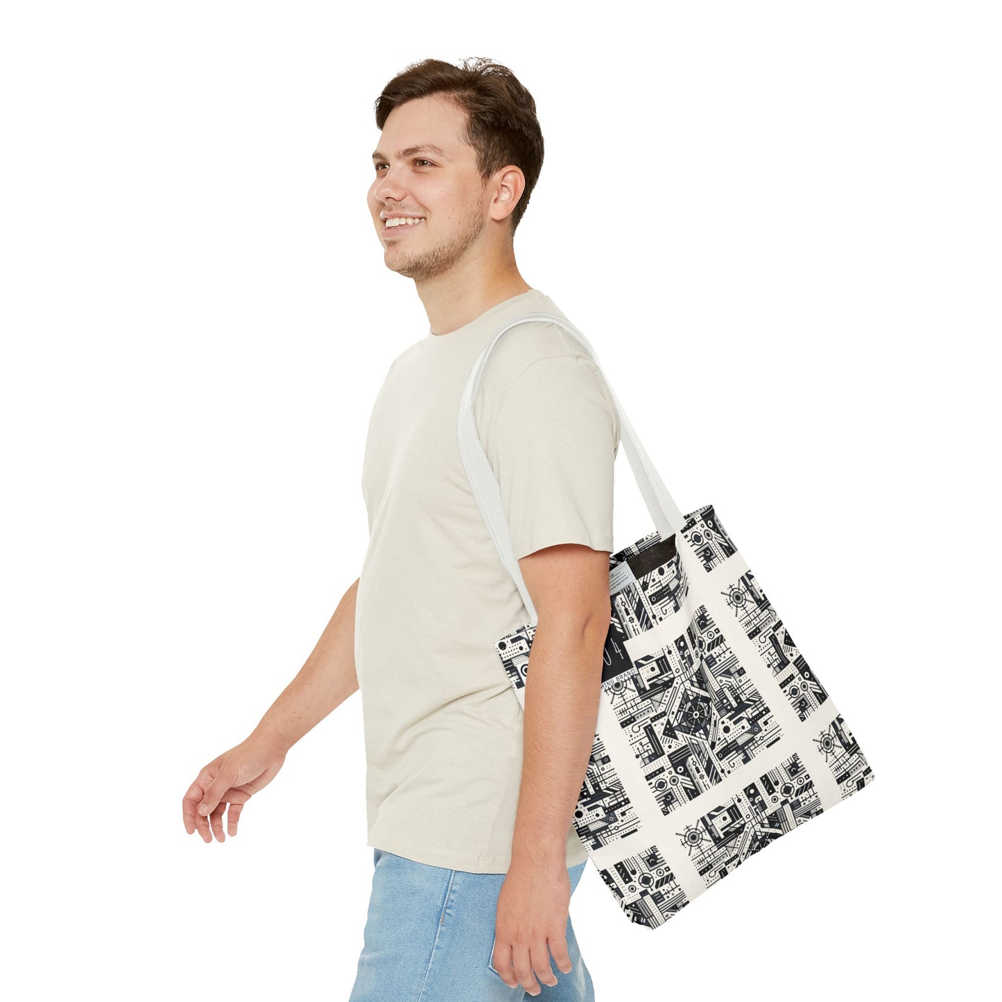 Digital Minimalism Minimalist Tech Tote Bag - 8404 Design-47