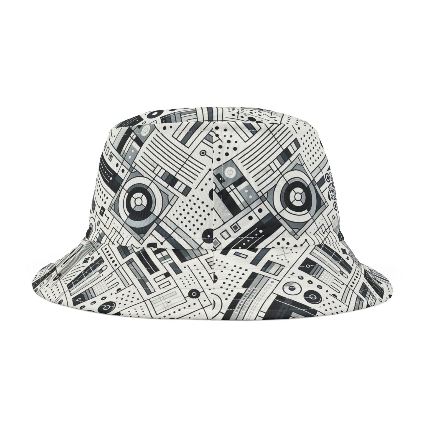 Digital Minimalism Minimalist Tech Bucket Hat - 8404 Design-53