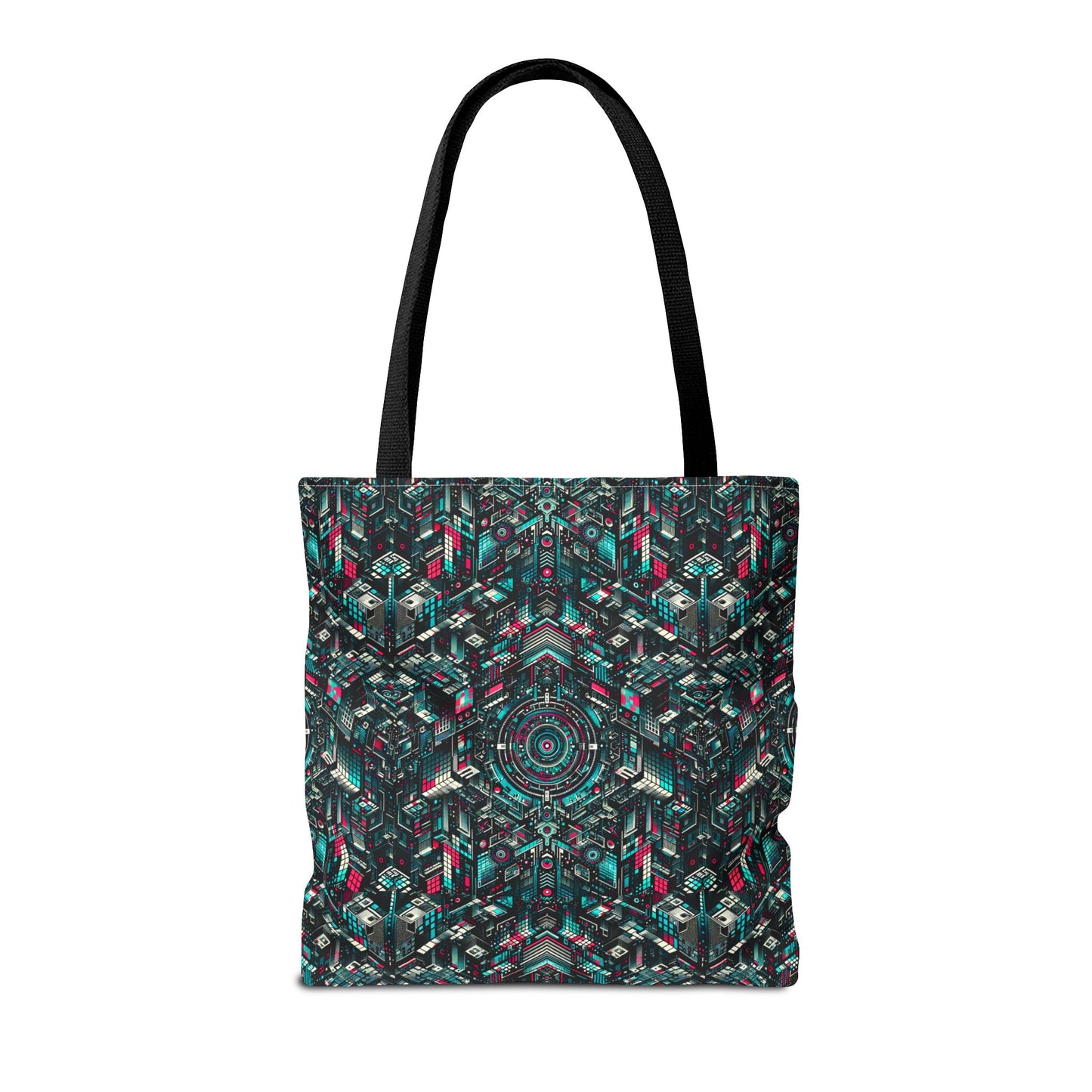 Digital Rebellion Tech-Inspired Streetwear Tote Bag - 8404 Design-54