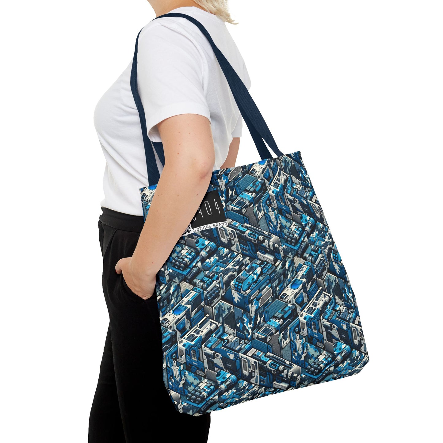 Tech Urban Camo Tech-Forward Streetwear With a Futuristic Military Edge Tote Bag - 8404 Design-51