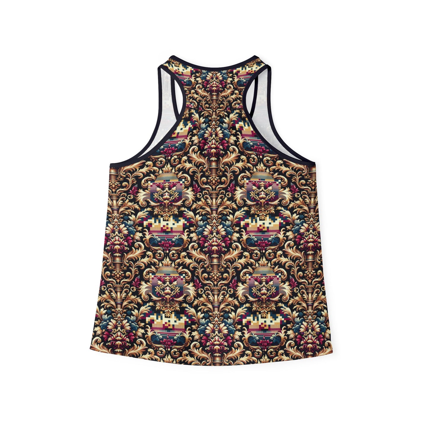 Digital Renaissance Modern Baroque Fusion Women's Tank Top - 8404 Design-53