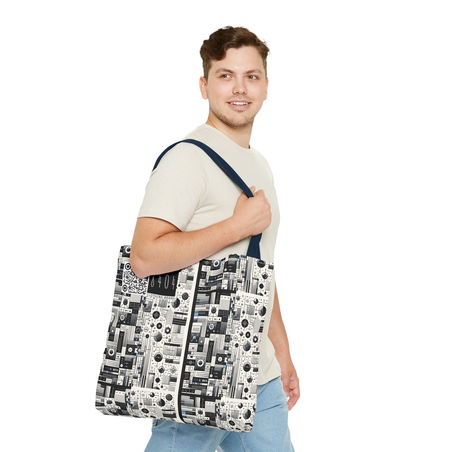 Digital Minimalism Minimalist Tech Tote Bag - 8404 Design-66