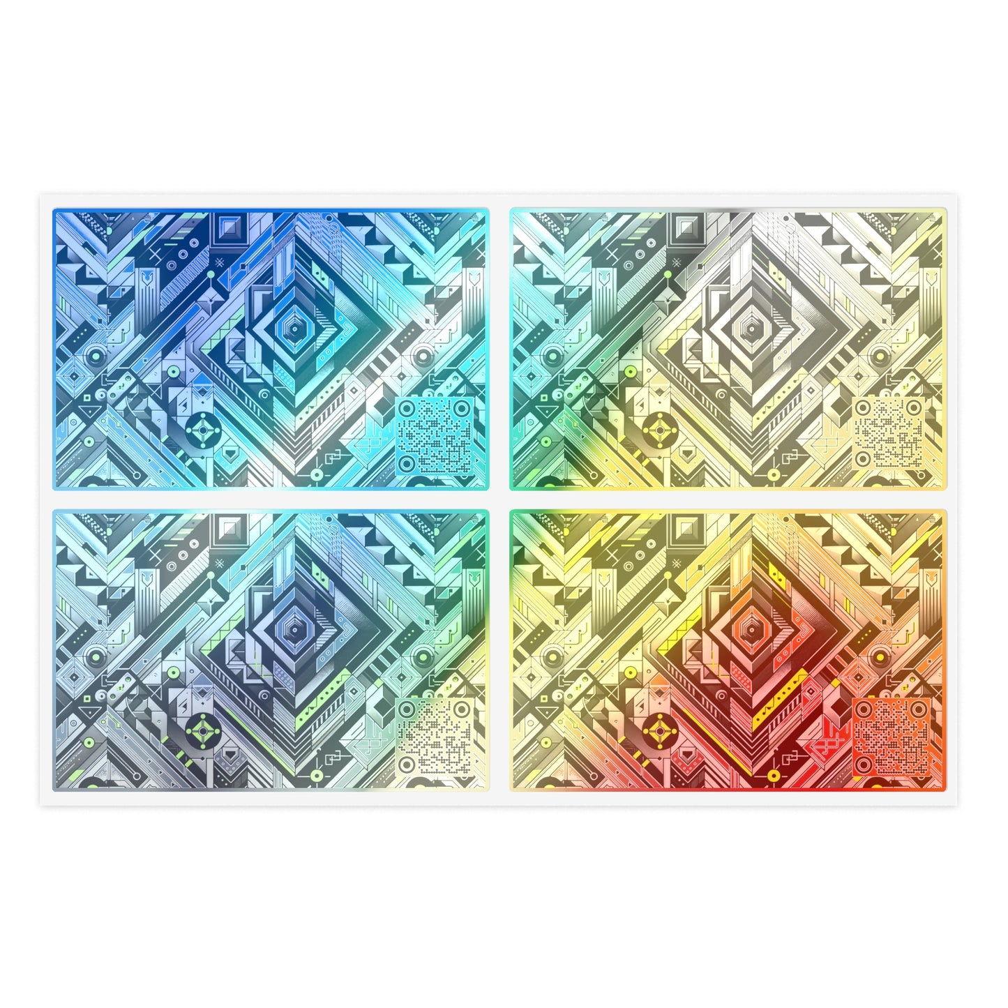 Elevated Sporty Tech Tech-Forward Streetwear Sticker Sheets - 8404 Design-48