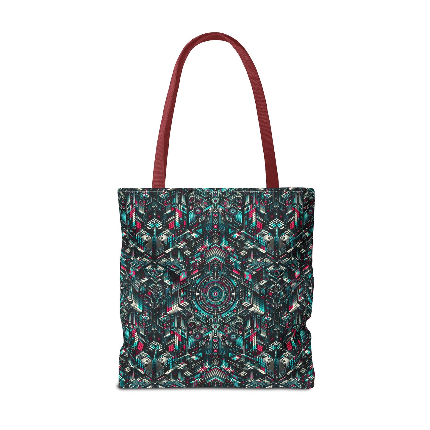 Digital Rebellion Tech-Inspired Streetwear Tote Bag - 8404 Design-54