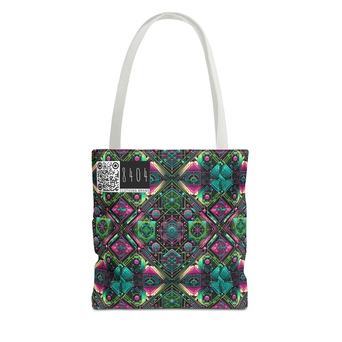 Tech-Infused Graphics Tech-Forward Streetwear Tote Bag - 8404 Design-45