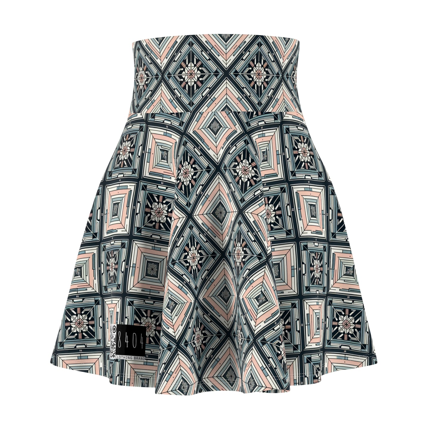 Tech Minimalism Minimalist Tech Women's Skater Skirt - 8404 Design-60