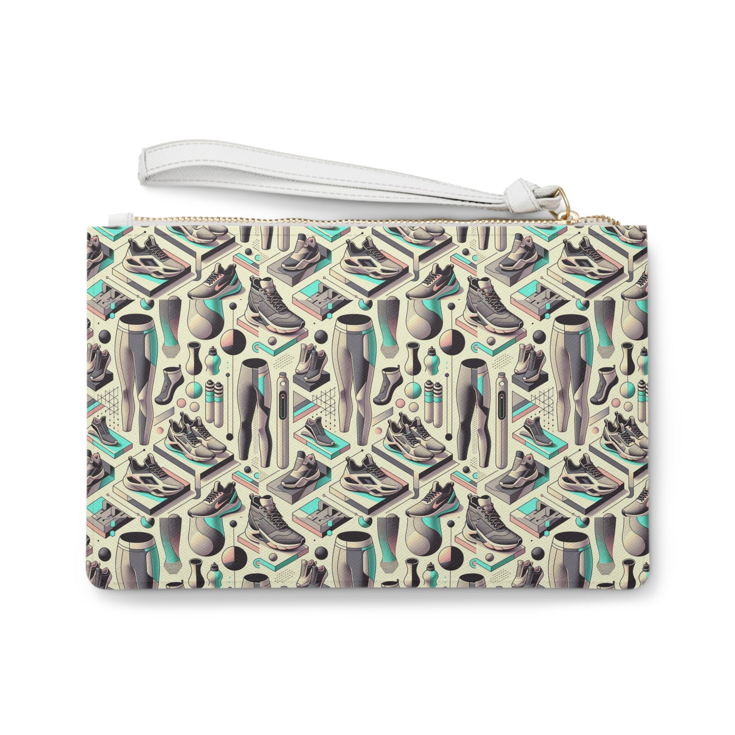 Tech-Infused Athleisure Futuristic Athletic Tech Clutch Bag - 8404 Design-44