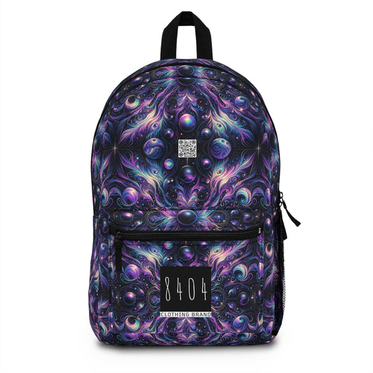 Galactic Hues Tech-Forward Cosmic Fusion Backpack - 8404 Design-41