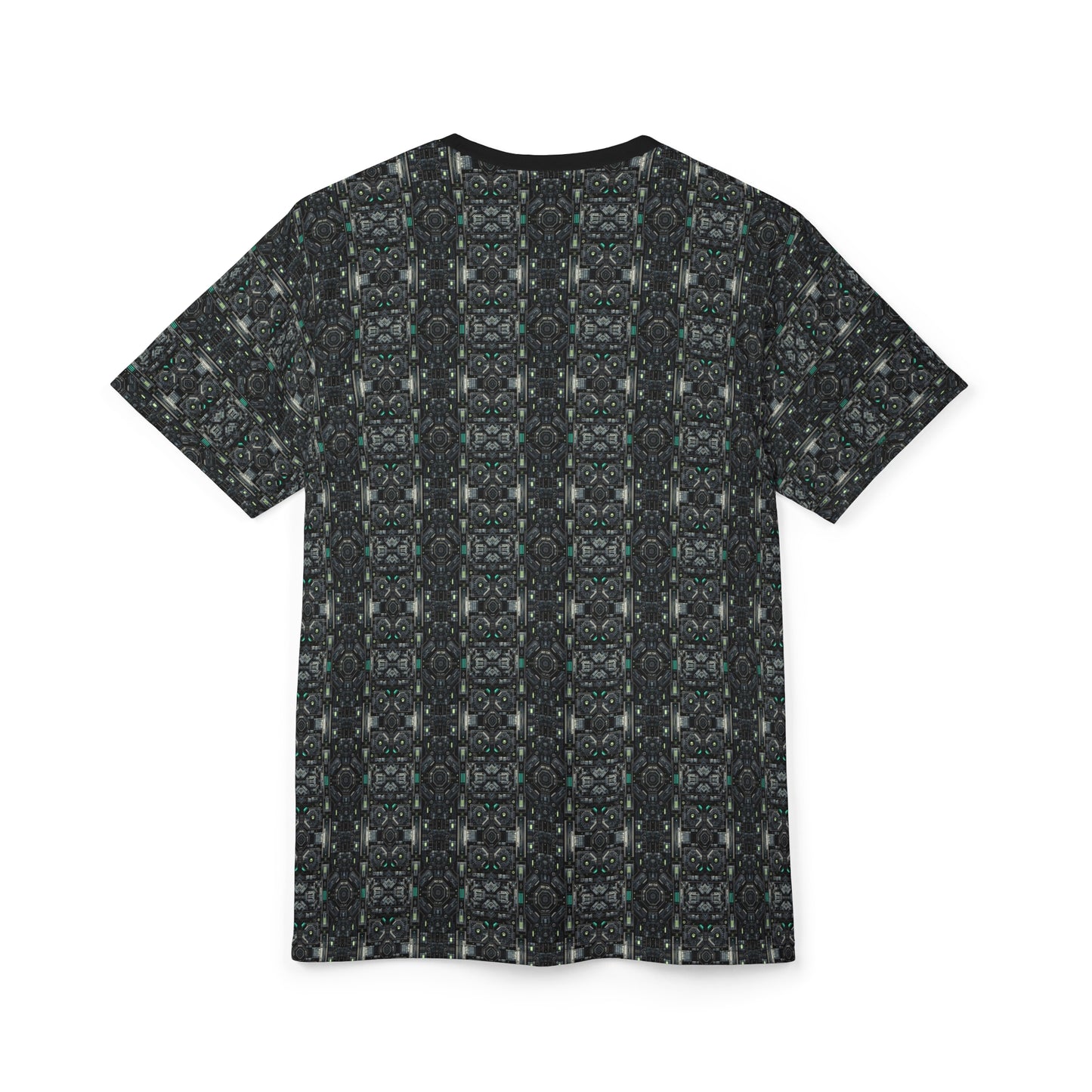 Tech Noir Tech-Forward Minimalism Unisex Cut & Sew Tee - 8404 Design-52