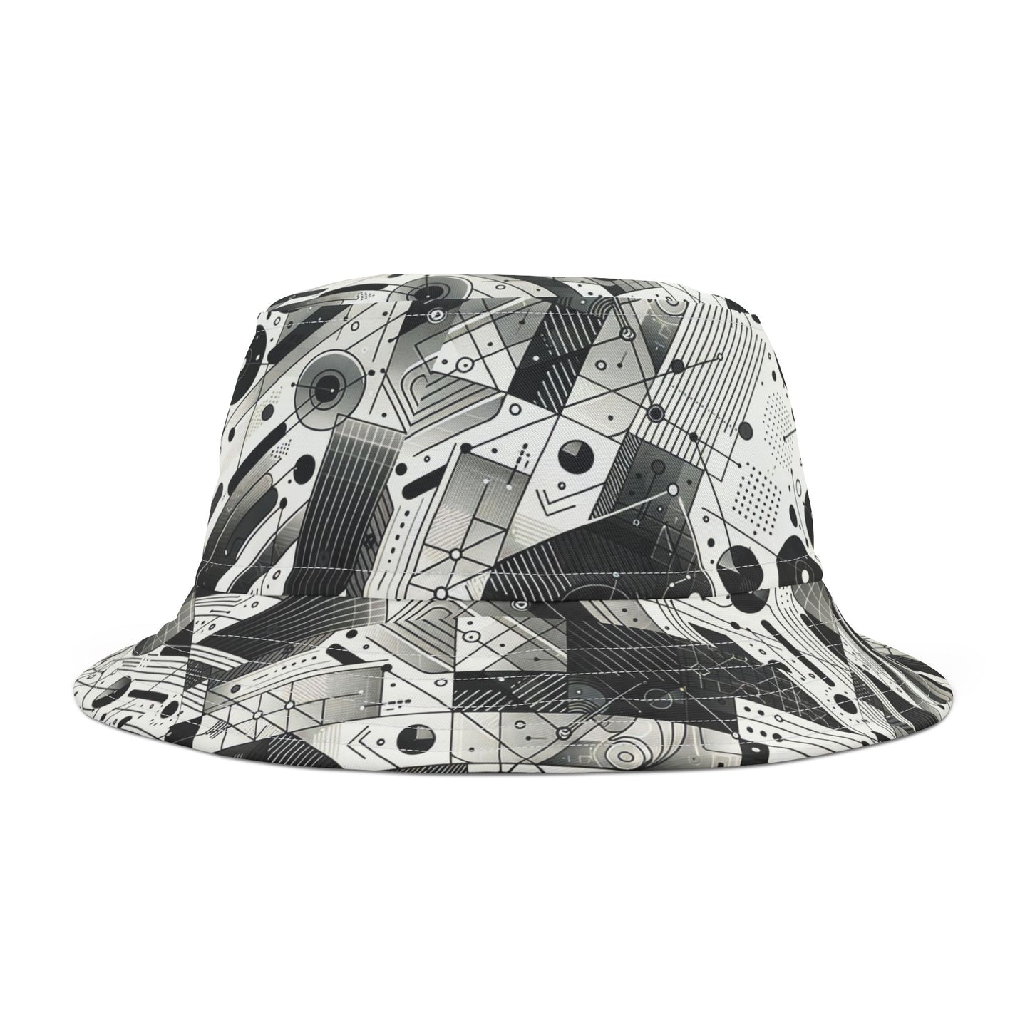 Digital Minimalism Minimalist Tech Bucket Hat - 8404 Design-55