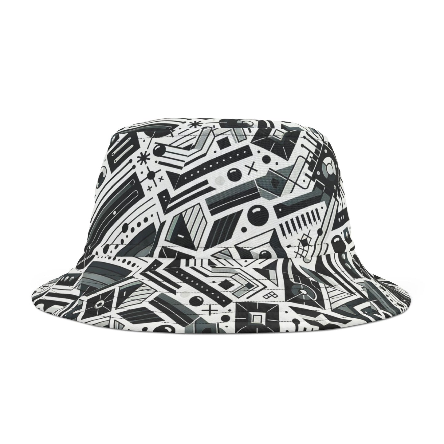 Digital Minimalism Minimalist Tech Bucket Hat - 8404 Design-62