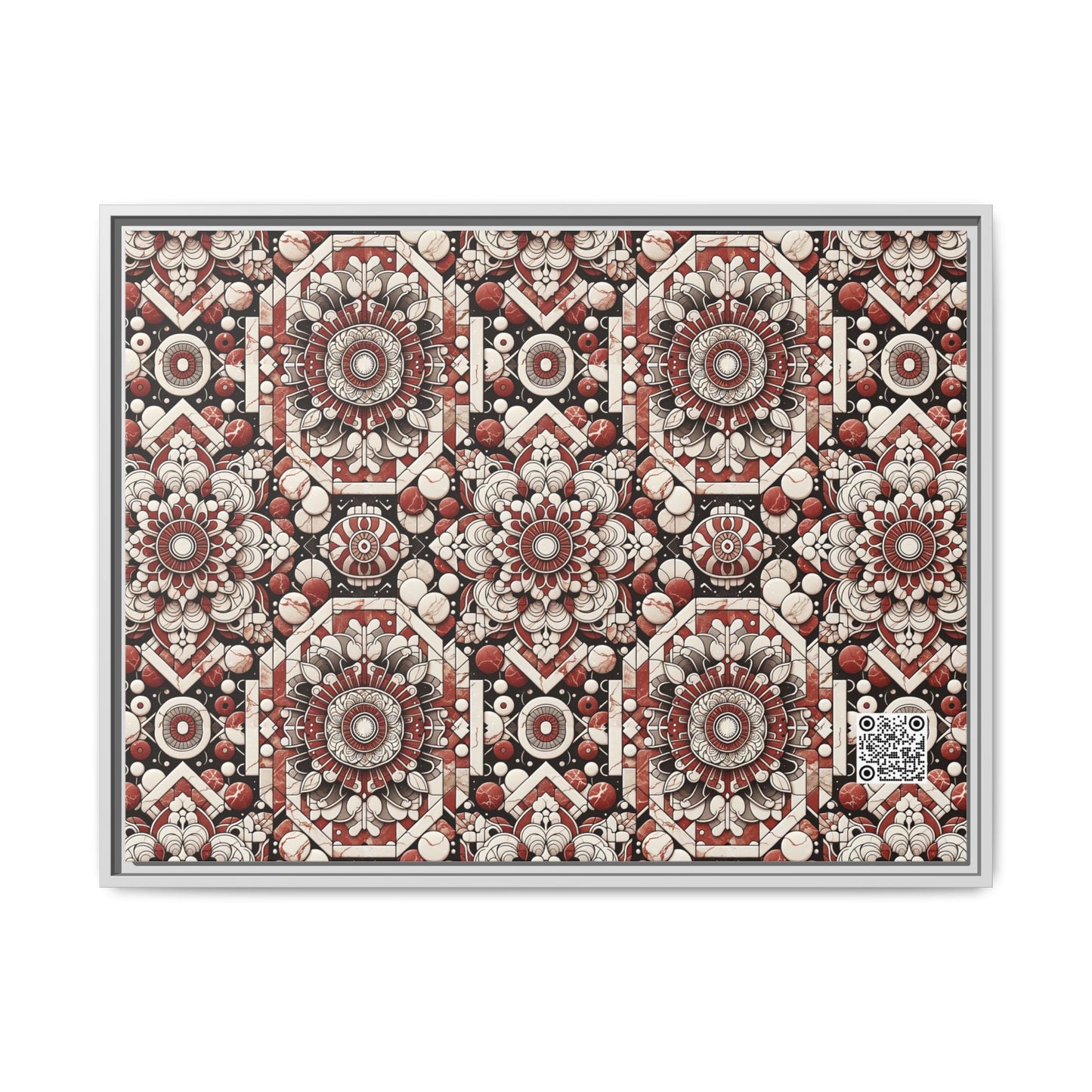 Neo Jomon Sculptural Aesthetics Artisanal Streetwear Matte Canvas, Framed (multi-Color) - 8404 Design-55 A