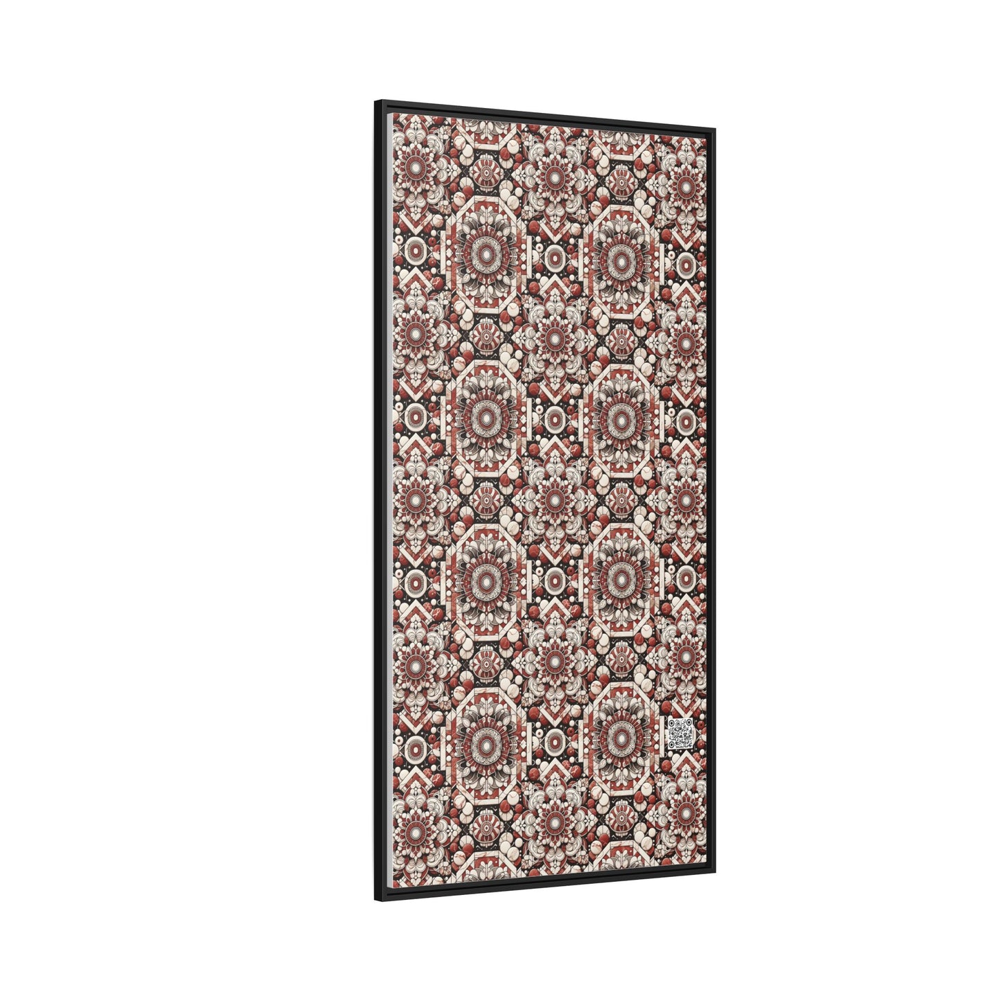 Neo Jomon Sculptural Aesthetics Artisanal Streetwear Matte Canvas, Framed (multi-Color) - 8404 Design-55 A