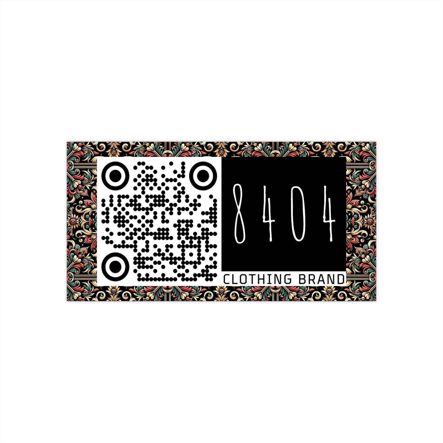 Streetwear Renaissance Artistic Clash of Old and New Bumper Sticker - 8404 Design-46