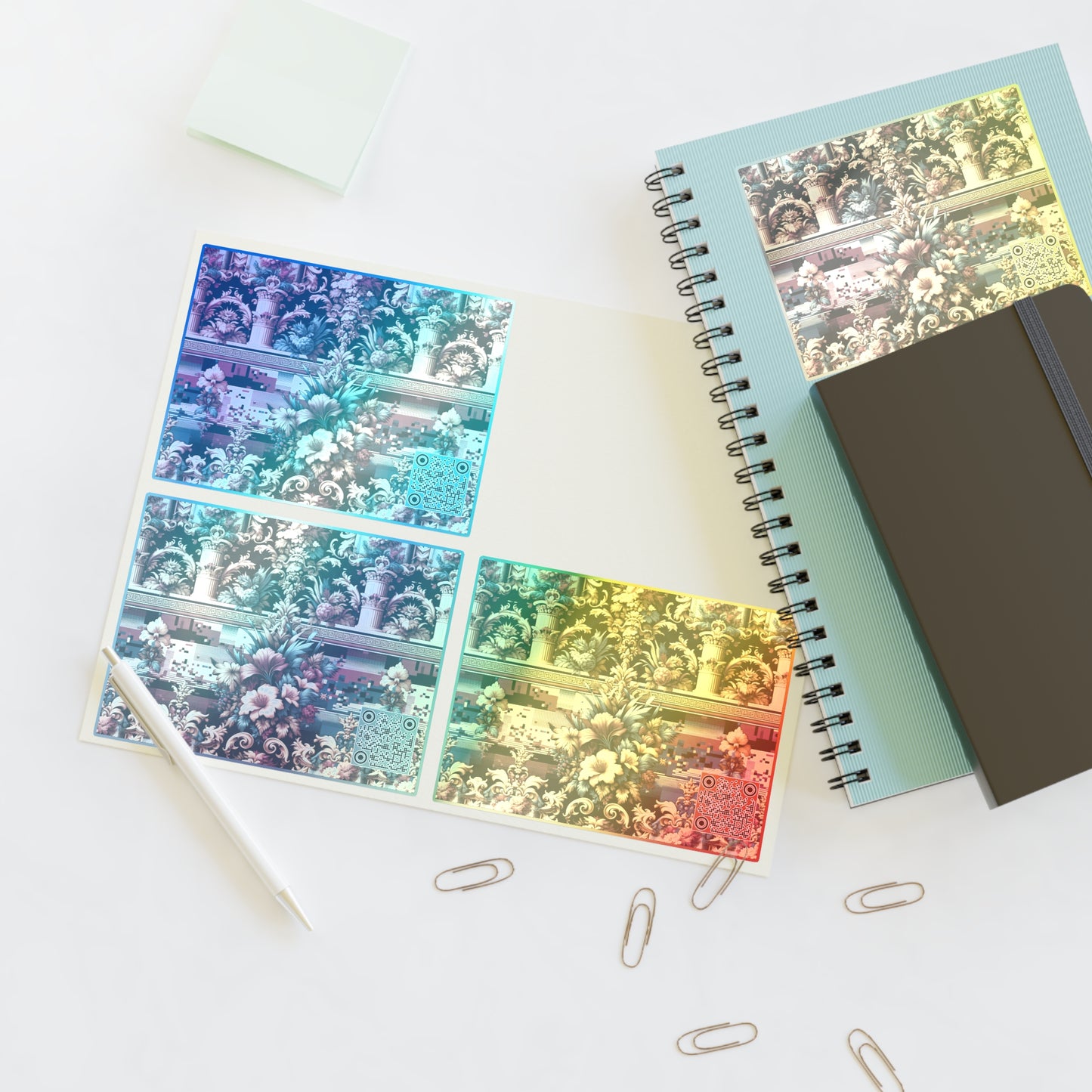 Digital Renaissance Modern Baroque Fusion Sticker Sheets - 8404 Design-58