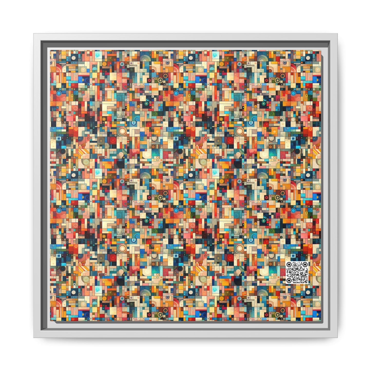Digital Artistic Expression Artistic Streetwear Matte Canvas, Framed (multi-Color) - 8404 Design-46 B