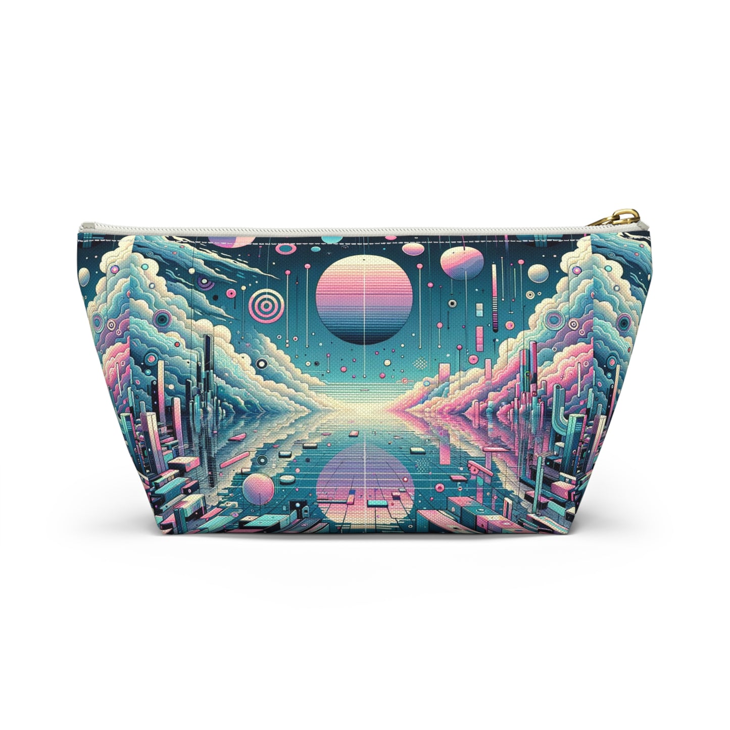 Digital Dreamscapes Digitally-Inspired Streetwear With a Dreamy, Surreal Twist Accessory Pouch W T-Bottom - 8404 Design-61