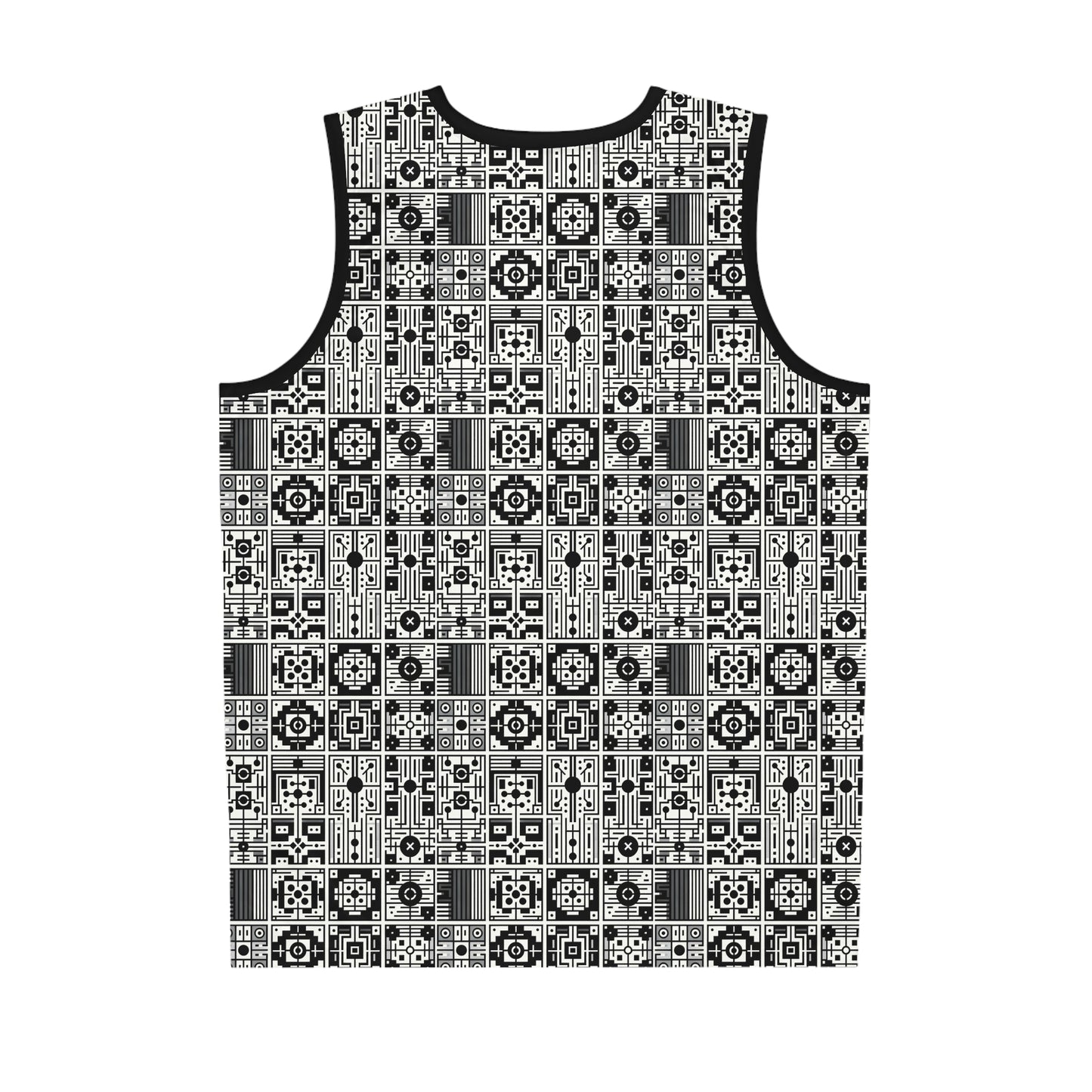 Digital Minimalism Minimalist Tech Basketball Jersey - 8404 Design-55