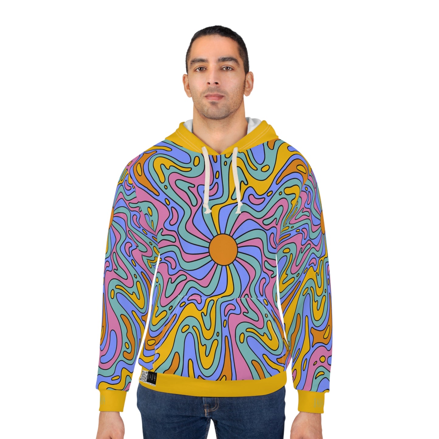 8404's Unisex Adult "a Trip Under the Sun in Yellow" Fashion Pullover Hoodie