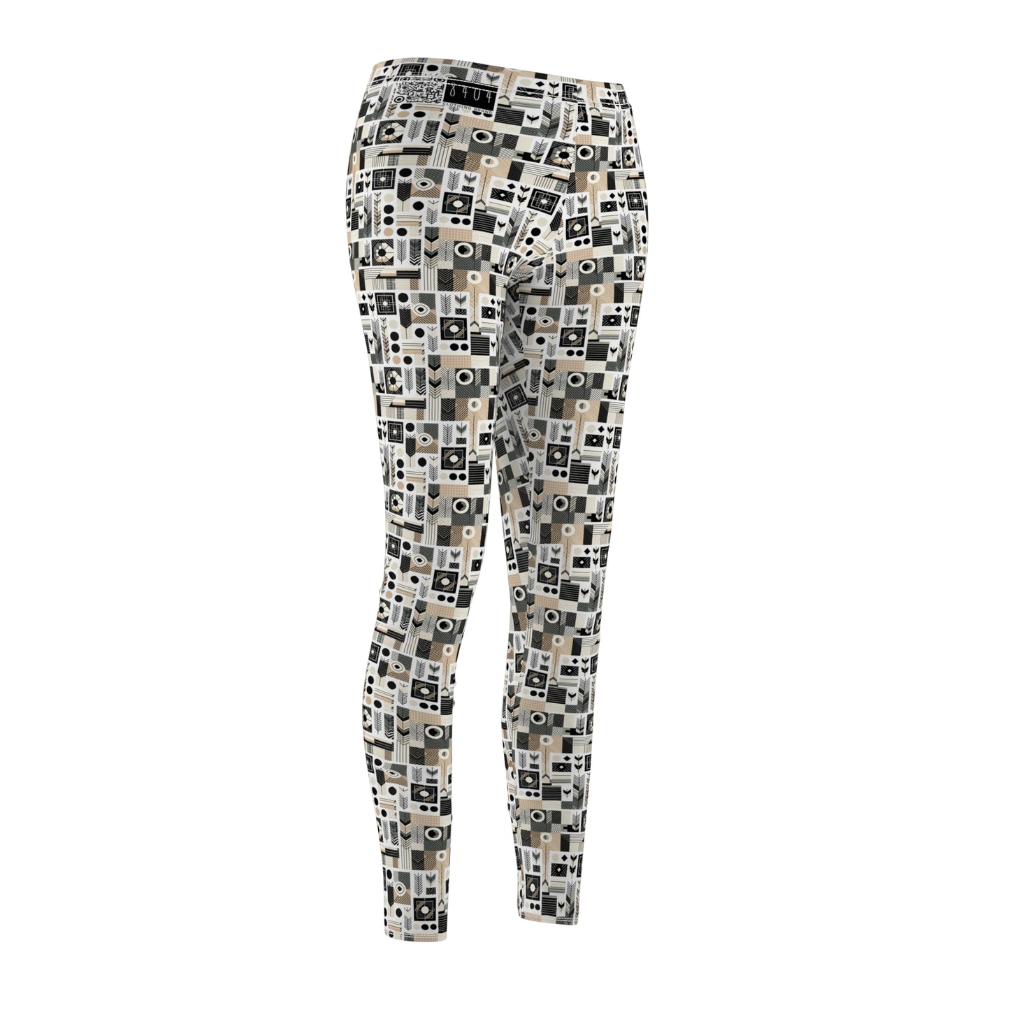 Elevated Athleisure Modern Sophistication With Sporty Elements Women's Cut & Sew Casual Leggings - 8404 Design-57