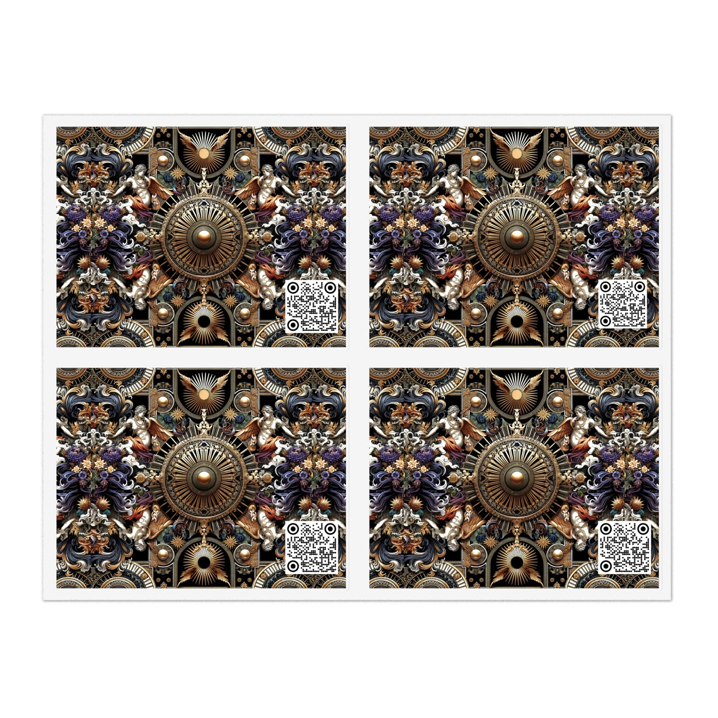Digital Renaissance Luxurious Streetwear Inspired By Classical Art With a Modern Twist Sticker Sheets - 8404 Design-55