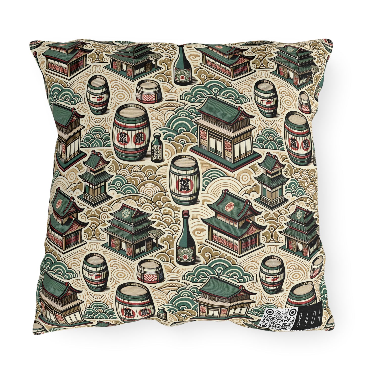 Cultural Artisanal Fusion Contemporary Cultural Elegance Outdoor Pillow - 8404 Design-68