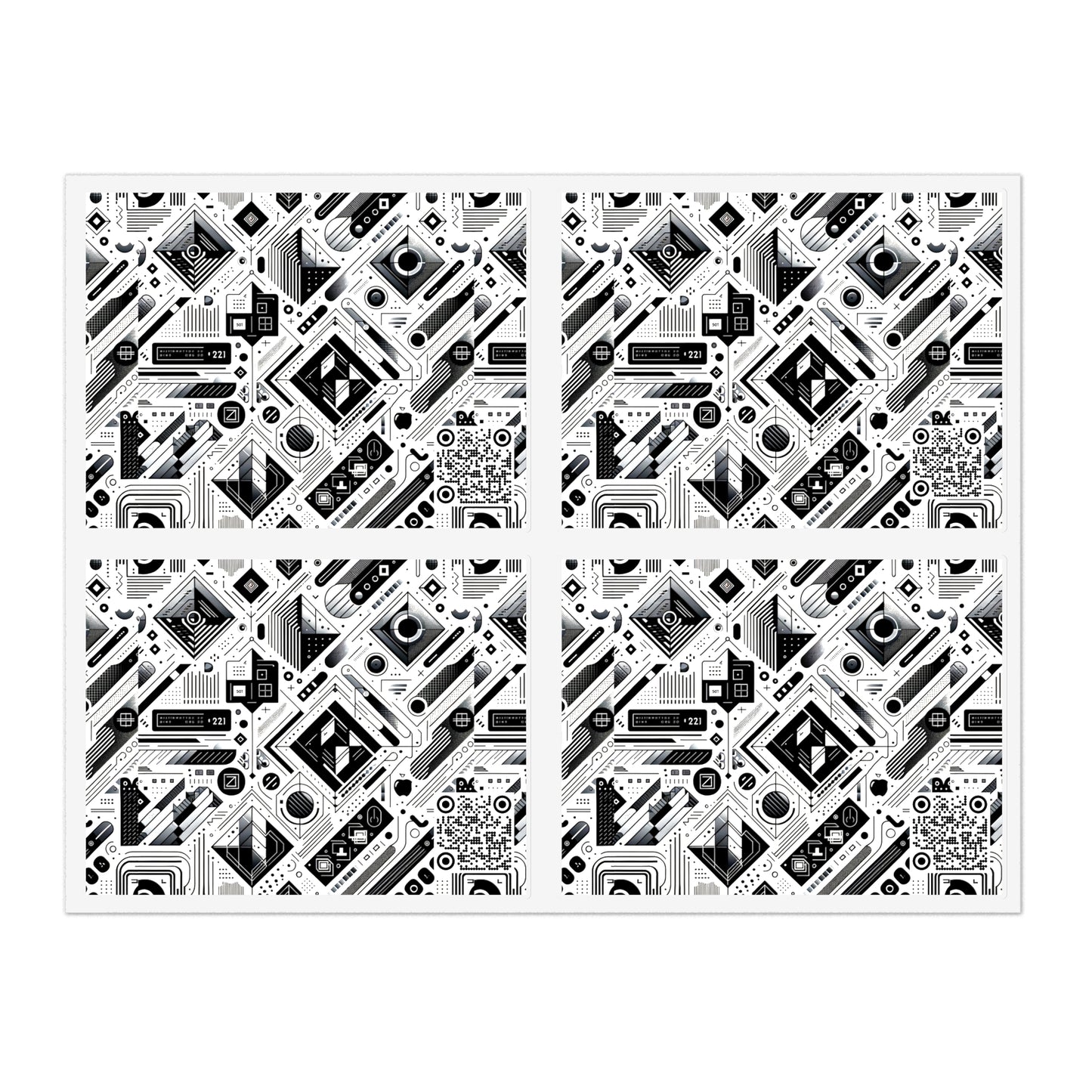 Tech Minimalism Minimalist Tech Sticker Sheets - 8404 Design-72