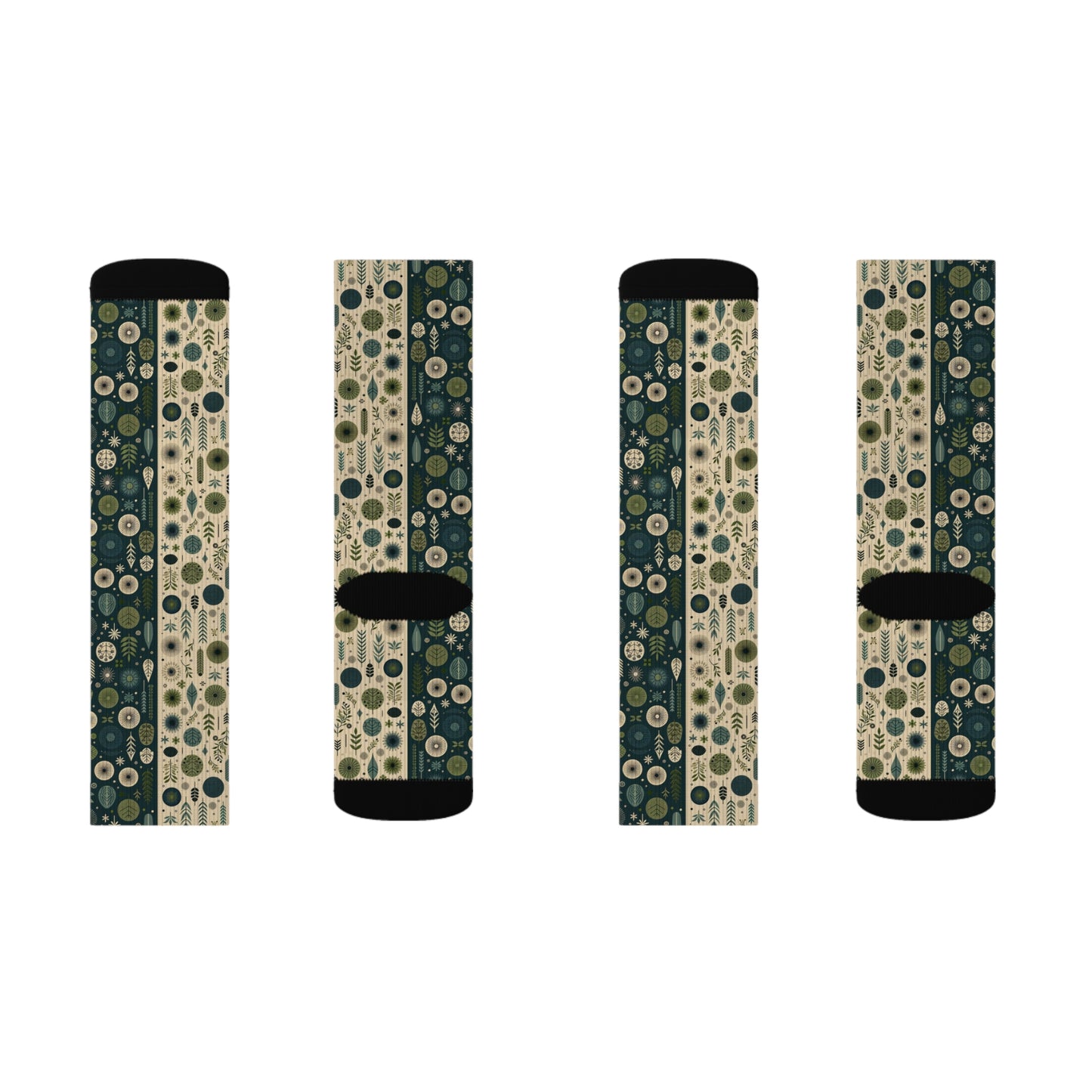 Sustainable Street Utility Sustainable Tech Streetwear Sublimation Socks - 8404 Design-62
