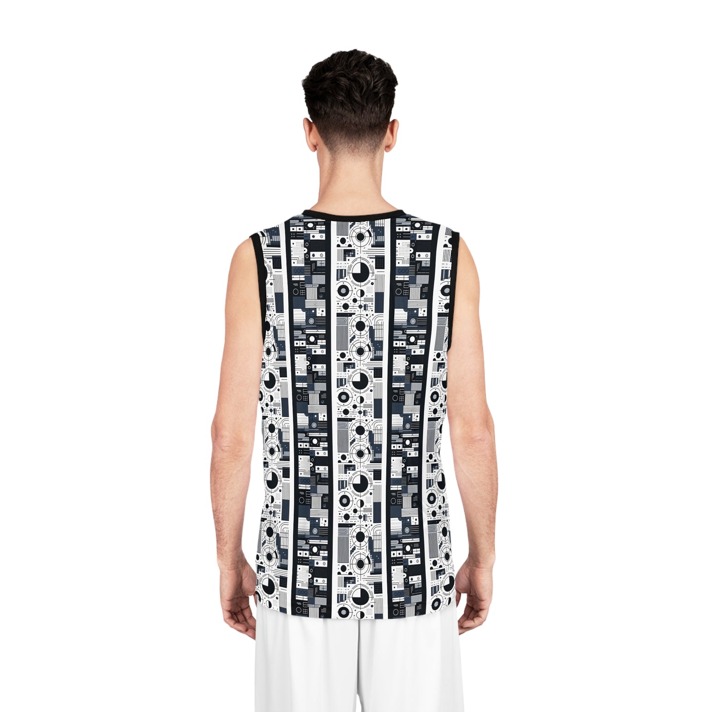 Minimalist Athleisure Minimalist Tech Basketball Jersey - 8404 Design-54