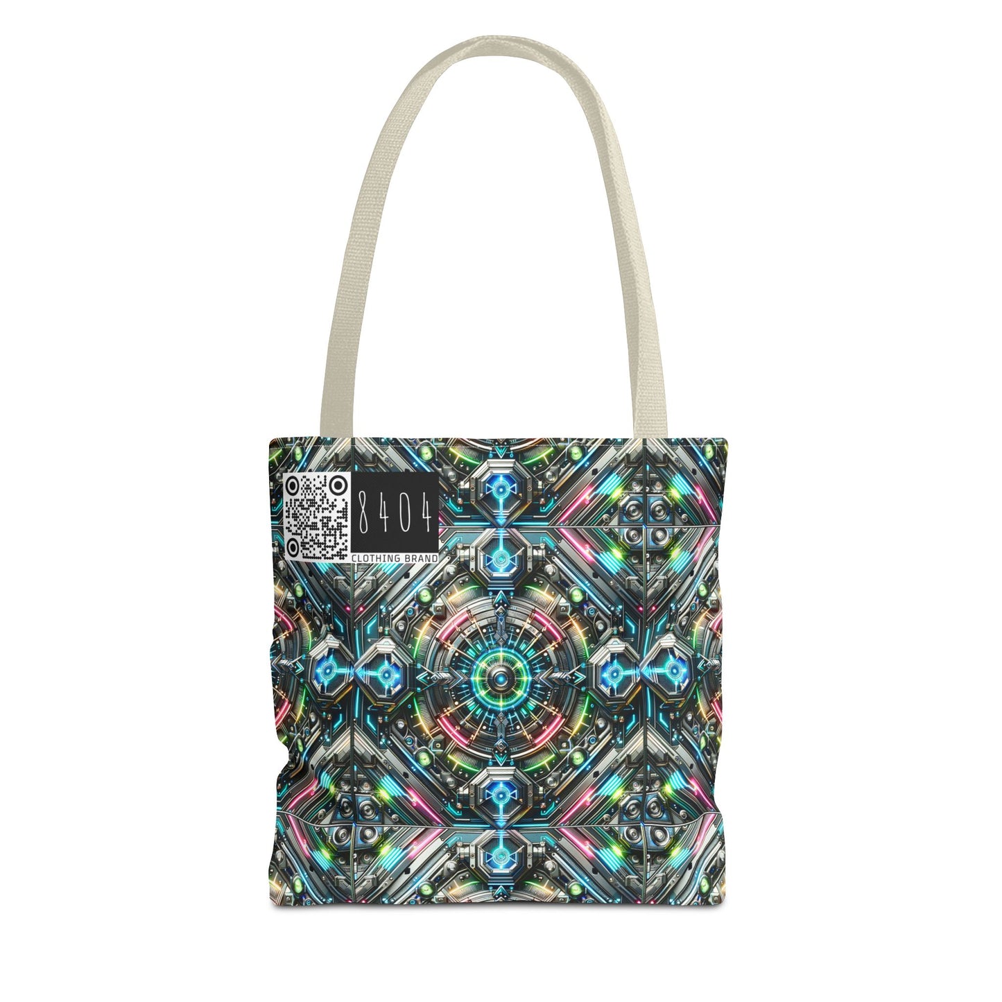 Tech-Infused Futurism Futuristic Tech Tote Bag - 8404 Design-53